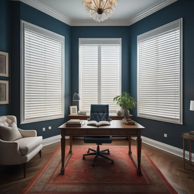 a venetian blinds living room in dubai