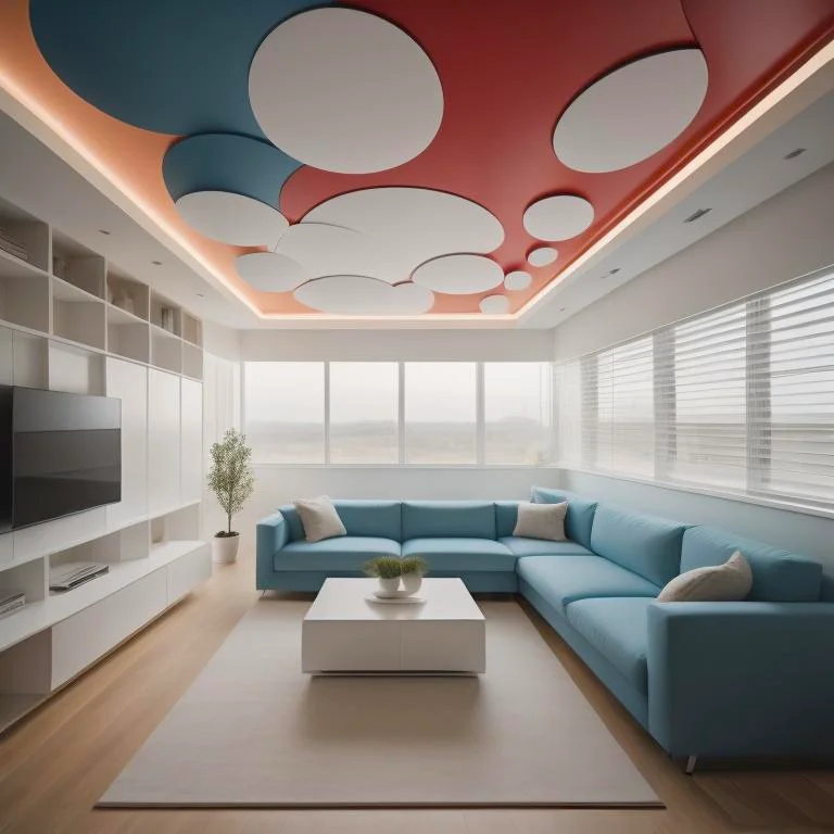 PVC ceiling in a living room Dubai