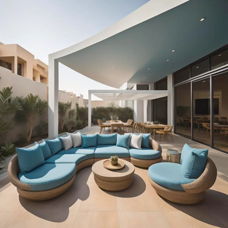 an Outdoor furniture beach resort Dubai