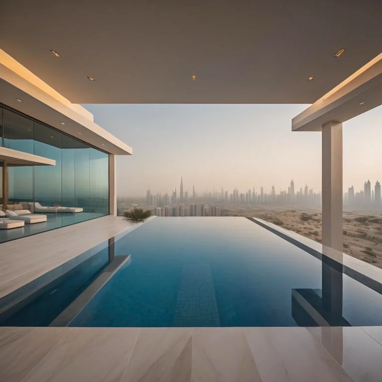 a swimming pool in dubai