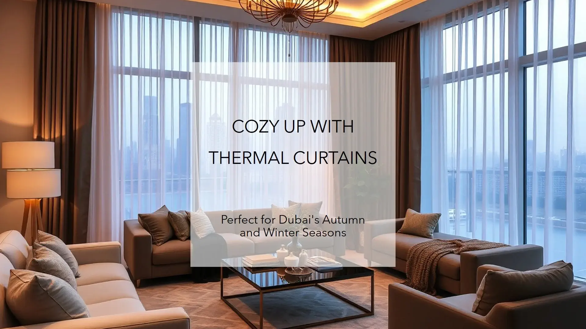 Cozy Up with Thermal Curtains: Perfect for Dubai’s Winter Seasons