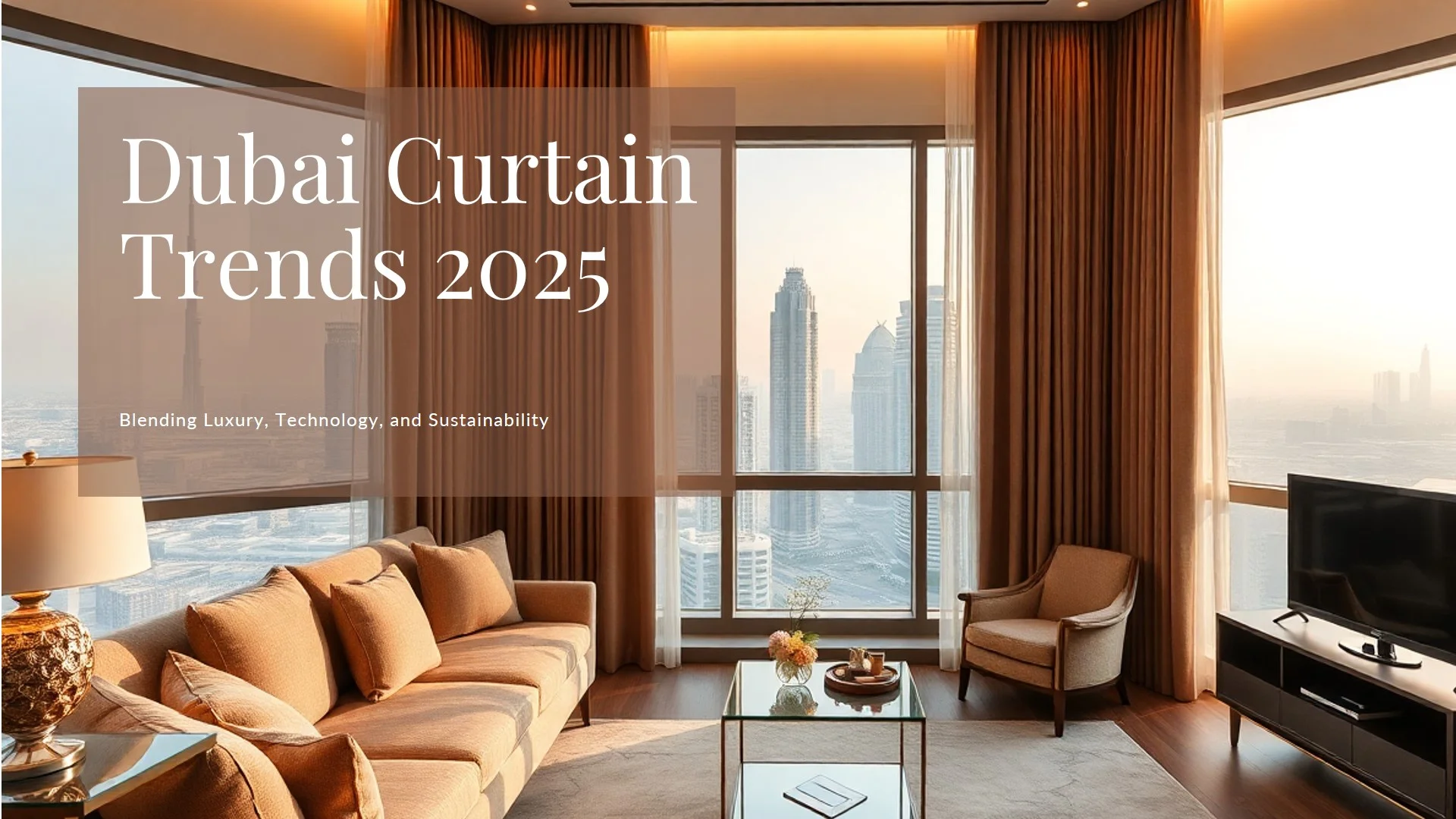 Dubai Curtain Trends 2025: Blending Luxury, Technology, and Sustainability